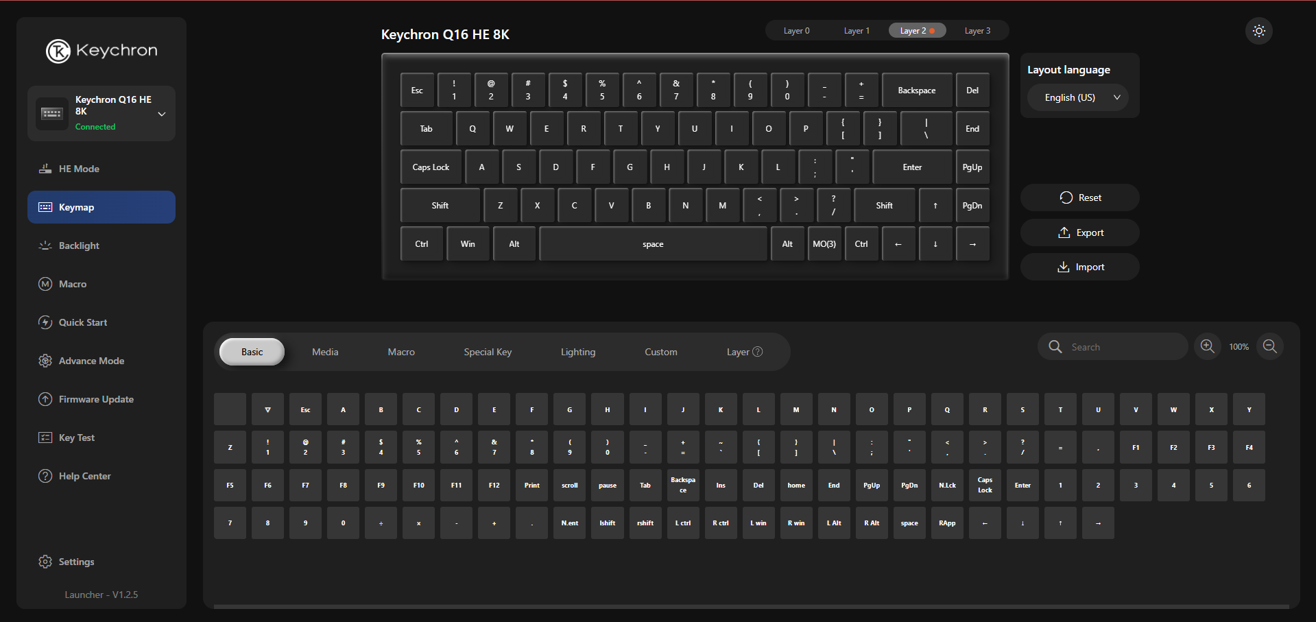 كيكرون Q16 HE 8K