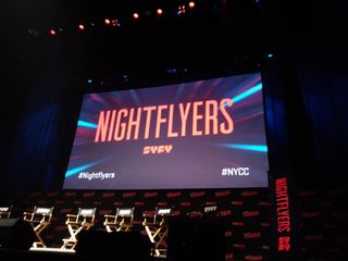 The first episode of the new Syfy network drama "Nightflyers" premiered at New York Comic Con in Hammerstein Ballroom on Oct. 5, 2018.