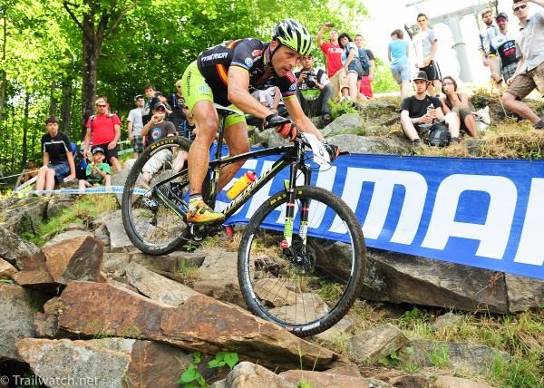 Jose Antonio Hermida (Multivan Merida) loves racing at Mont-Sainte-Anne