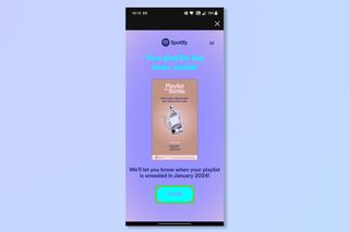 The seventh step to creating a Playlist in a Bottle on Spotify