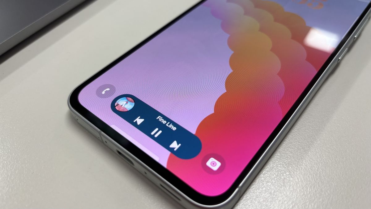 Samsung Galaxy A56 Now bar