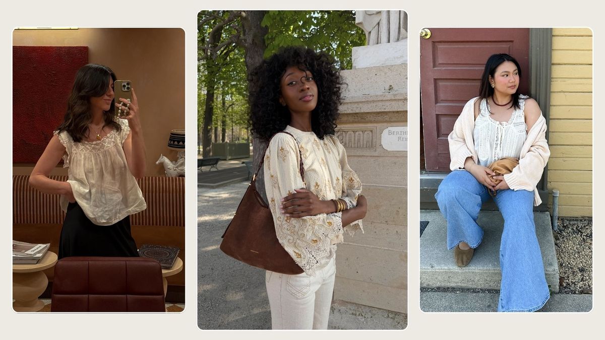 The Elegant Blouse Fashion People Will Be Wearing With Jeans the Entire Spring