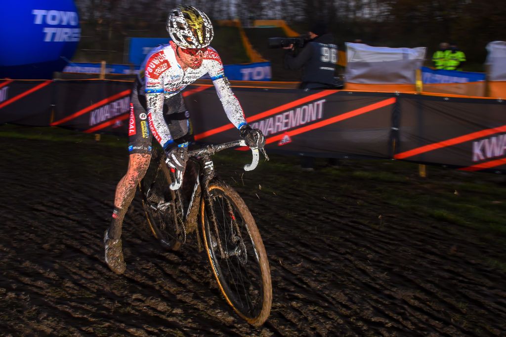 BOOM BELGIUM DECEMBER 06 Eli Iserbyt of Belgium and Team Pauwels Sauzen Bingoal during the 6th Superprestige Cyclocross Boom 2020 Men Elite De Schorre Boom Superprestige2021 SPBoom SuperprestigeCX on December 06 2020 in Boom Belgium Photo by Luc ClaessenGetty Images