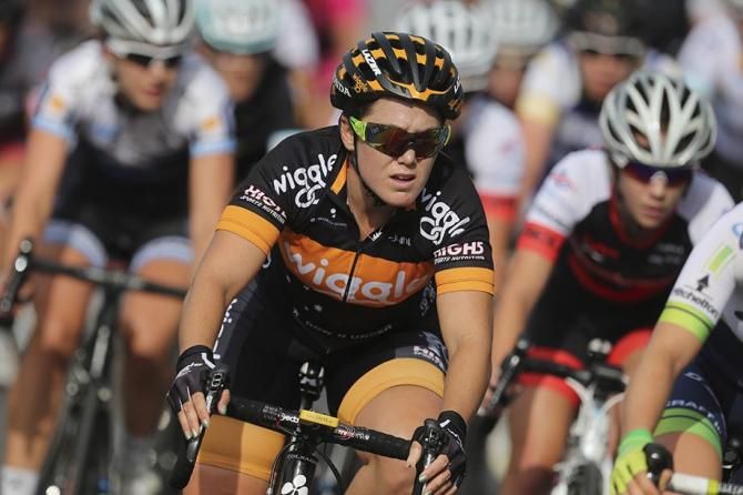 Chloe Hosking would have been keen for a win