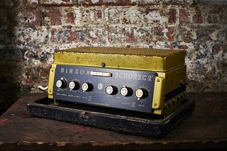 A vintage Binson Echorec that once belonged to Irish rock musician Rory Gallagher, taken on April 5, 2019.