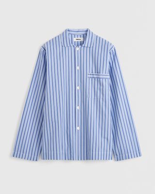 Poplin Pyjamas – Long-Sleeved Shirt – Penny Stripes