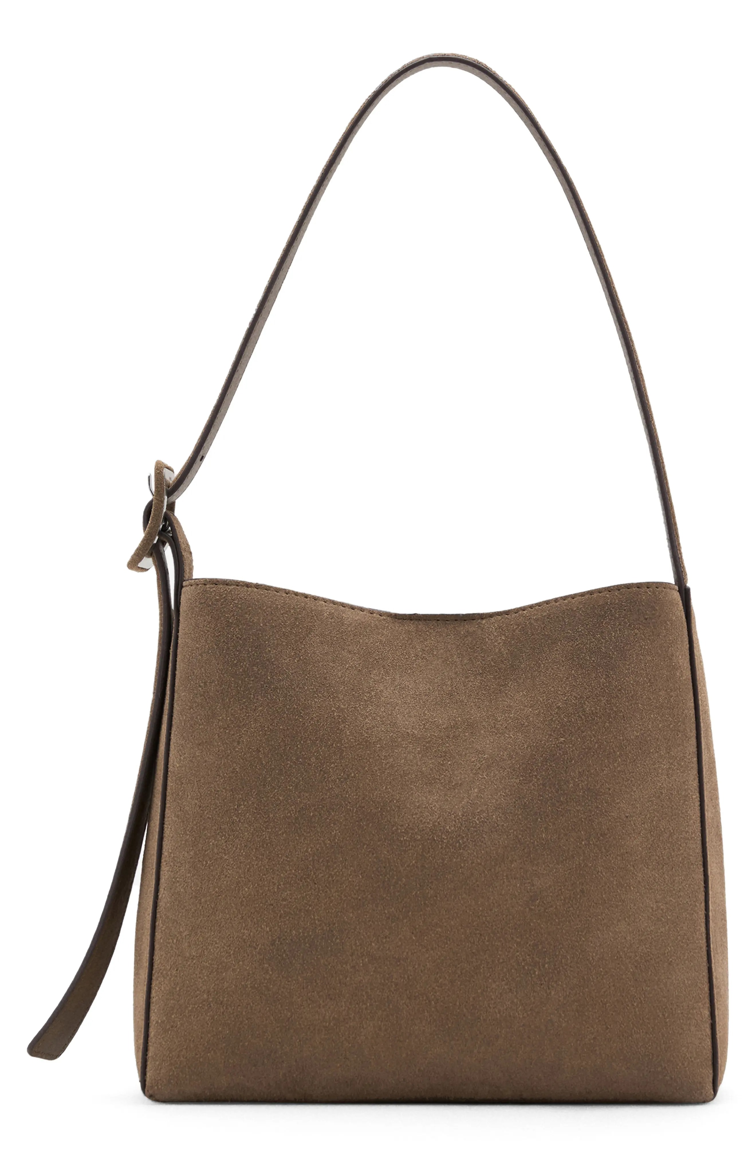 MANGO, Suede Shopper Bag
