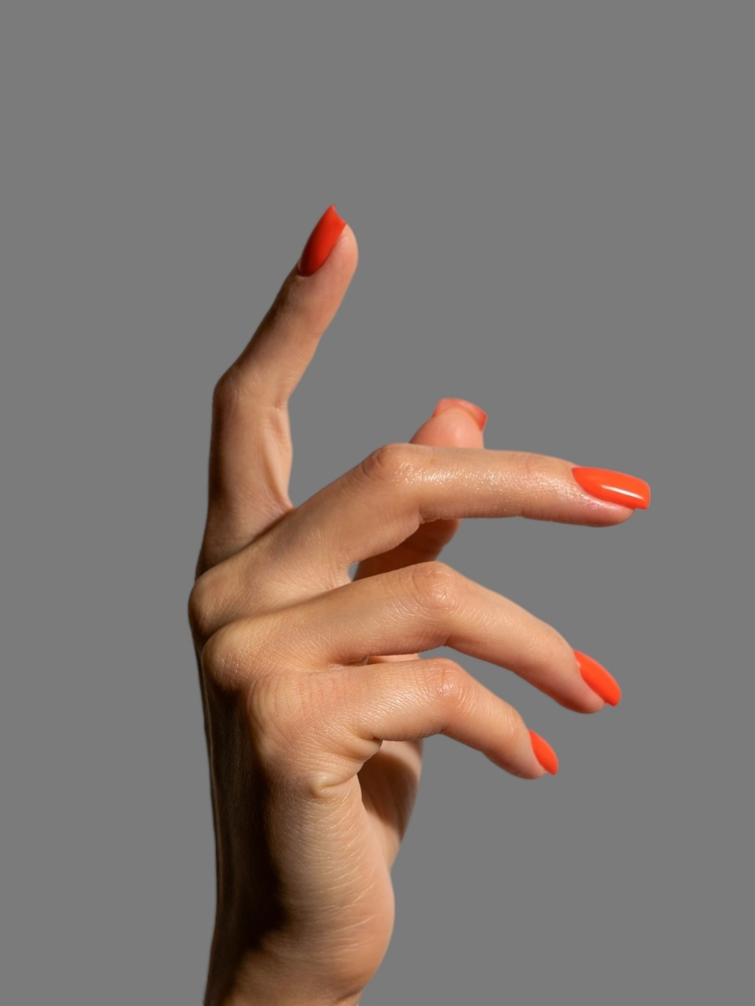 burnt orange nails