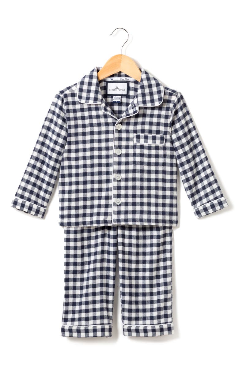 Gingham Check Two-Piece Pajamas