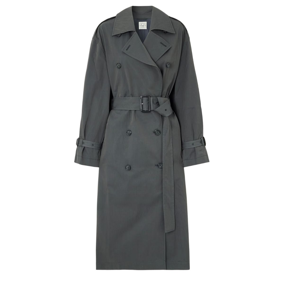 TOTEME, Garderob Belted Organic Cotton-Blend Trench Coat