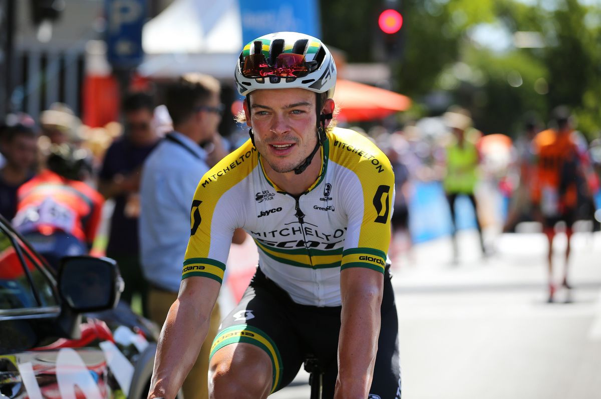 Alex Edmondson (Mitchelton-Scott) post-stage