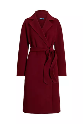 Polo Ralph Lauren Belted Wool-Blend Wrap Coat