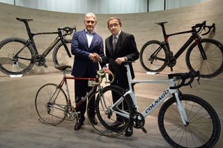 Giuseppe Saronni and Ernesto Colnago