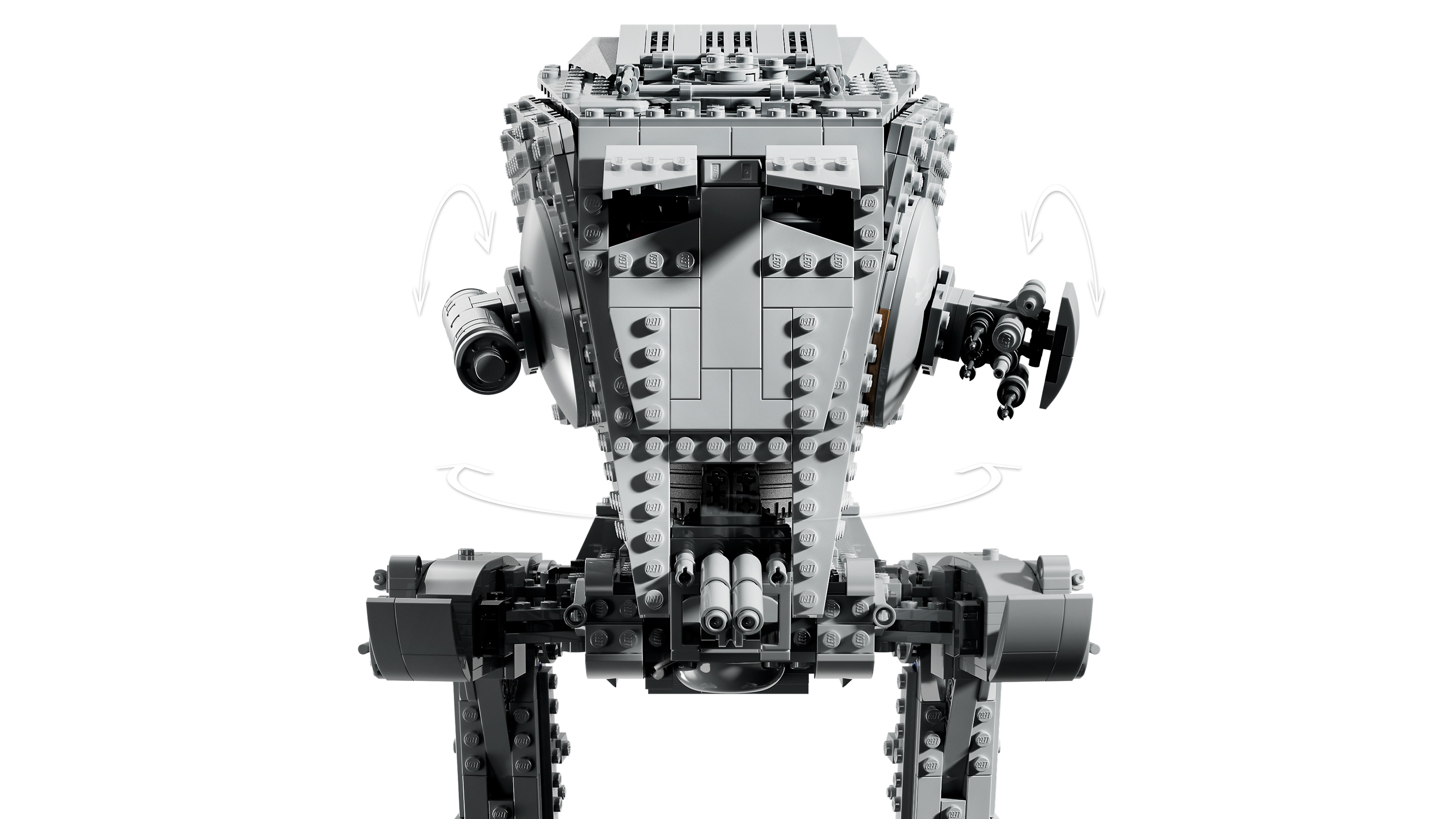 AT ST LEGO set from different angles 