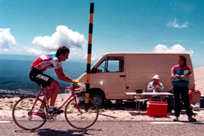 Current Lotto directeur Marc Sergeant felt the pain of the Ventoux in 1987