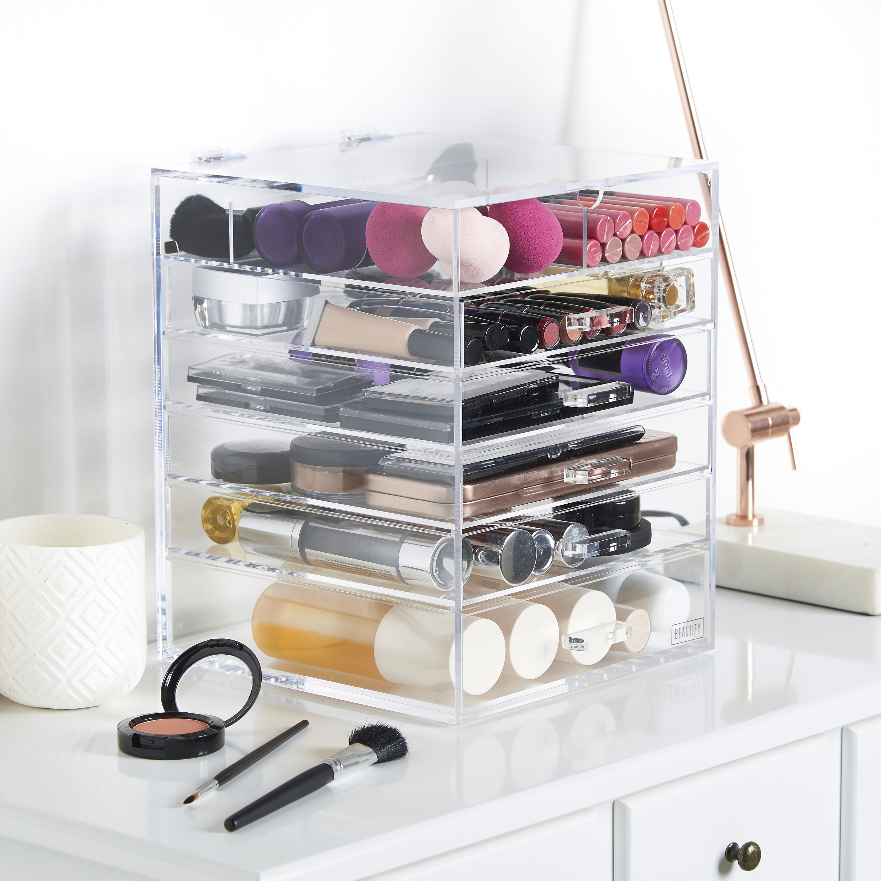 perspex makeup storage from Domu
