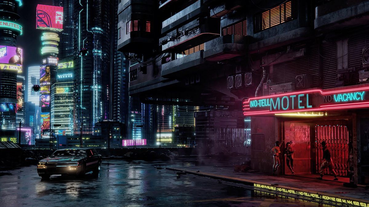 Cyberpunk 2077 night city badlands size