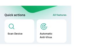 Kaspersky Antivirus for Android app screen shot
