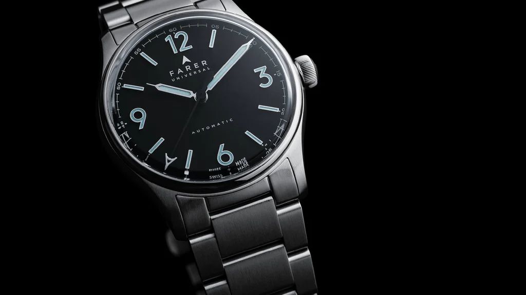 The Farer Black Velvet on a black background