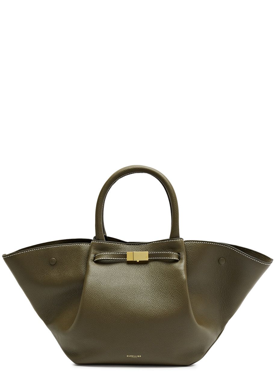 The Midi New York Leather Tote