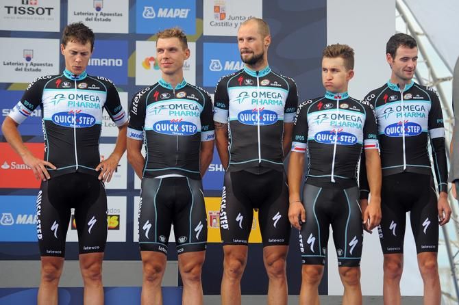 Omega Pharma-QuickStep on the podium