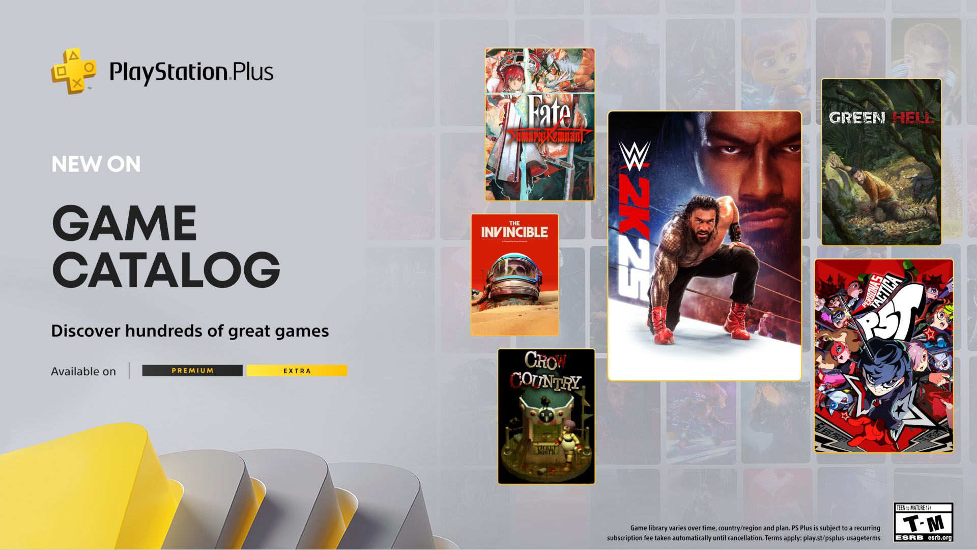 PlayStation Plus September game cover images. 
