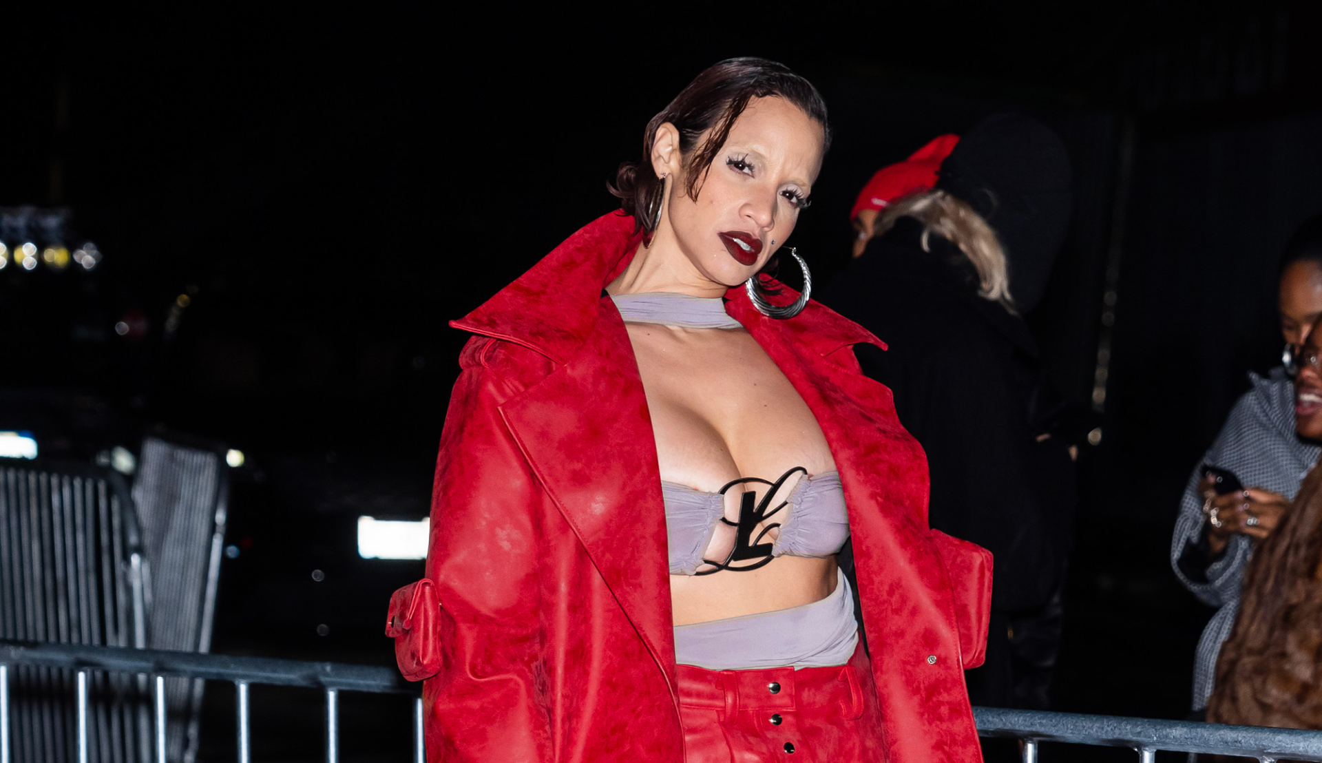 Dascha Polanco attends the Luar fashion show during New York Fashion Week on February 13, 2024 in New York City.