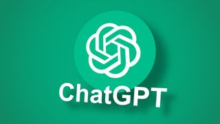Open AI's chatbot ChatGPT logo on green background