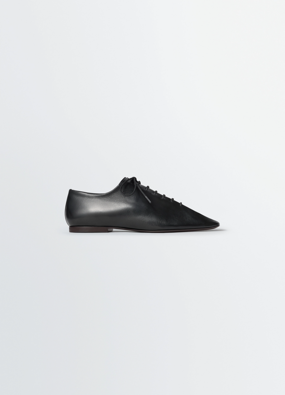 Souris Flat Classic Derbies in Leather