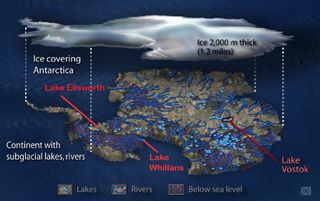 subglacial lake whillans in antarctica