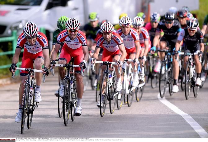 Team Katusha sets the pace
