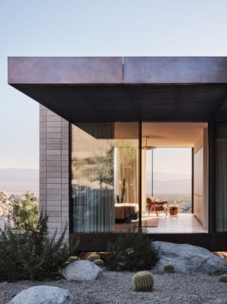 minimalist Desert Palisades house