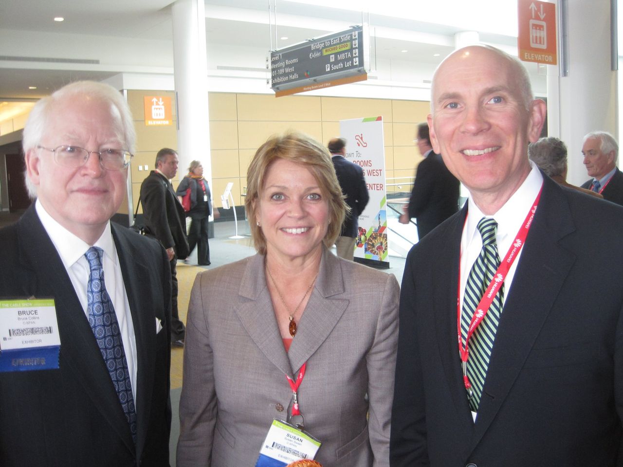 Boston CSPAN Bruce Collins Susan Swain Rob Kennedy (with lawer Marc Palchick photobombing on the right side)