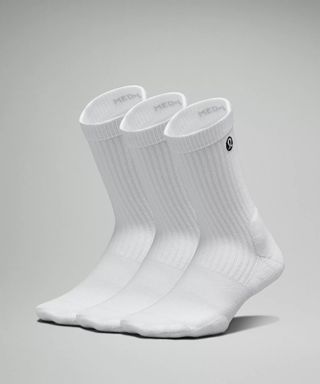 Lululemon, Daily Stride Ribbed Comfort Crew Socks