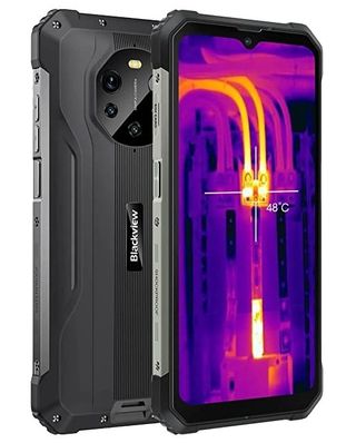 Blackview BL8800 Pro renders showing the back and front of the phone