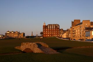 18th Hole At St Andrews Links Golf course