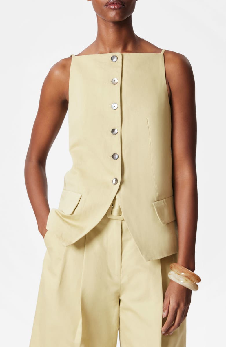 Cotton & Linen Blend Vest