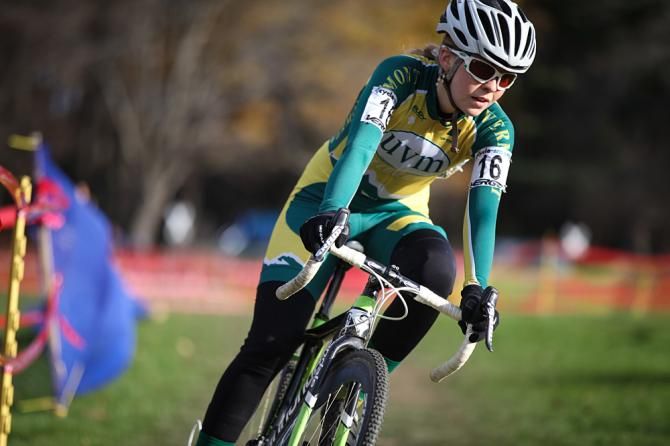 Elizabeth White had two great rides this weekend, winning the U23 race today