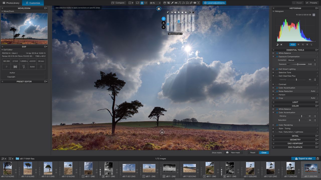 DxO PhotoLab during our tests