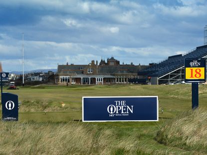 Troon 18th tee