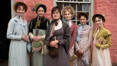 Lizzie Bennet (POPPY GILBERT);Charlotte Lucas (ANNA FENTON - GARVEY);Mary Bennet (ELLA BRUCCOLERI);Jane Bennet (MADDIE CLOSE);Kitty Bennet (MOLLY WRIGHT);Lydia Bennet (GRACE HOGG-ROBINSON) in The Other Bennet Sister