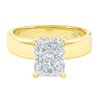 Collins Radiant-Cut Engagement Ring in 14K Yellow Gold 