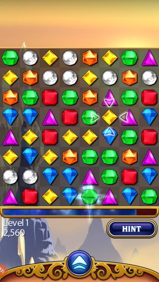 Bejeweled top row strategy
