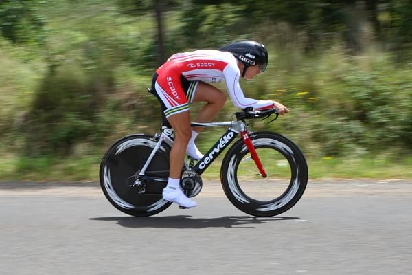 Bridie O'Donnell (VIC) was just four seconds behind Halliday