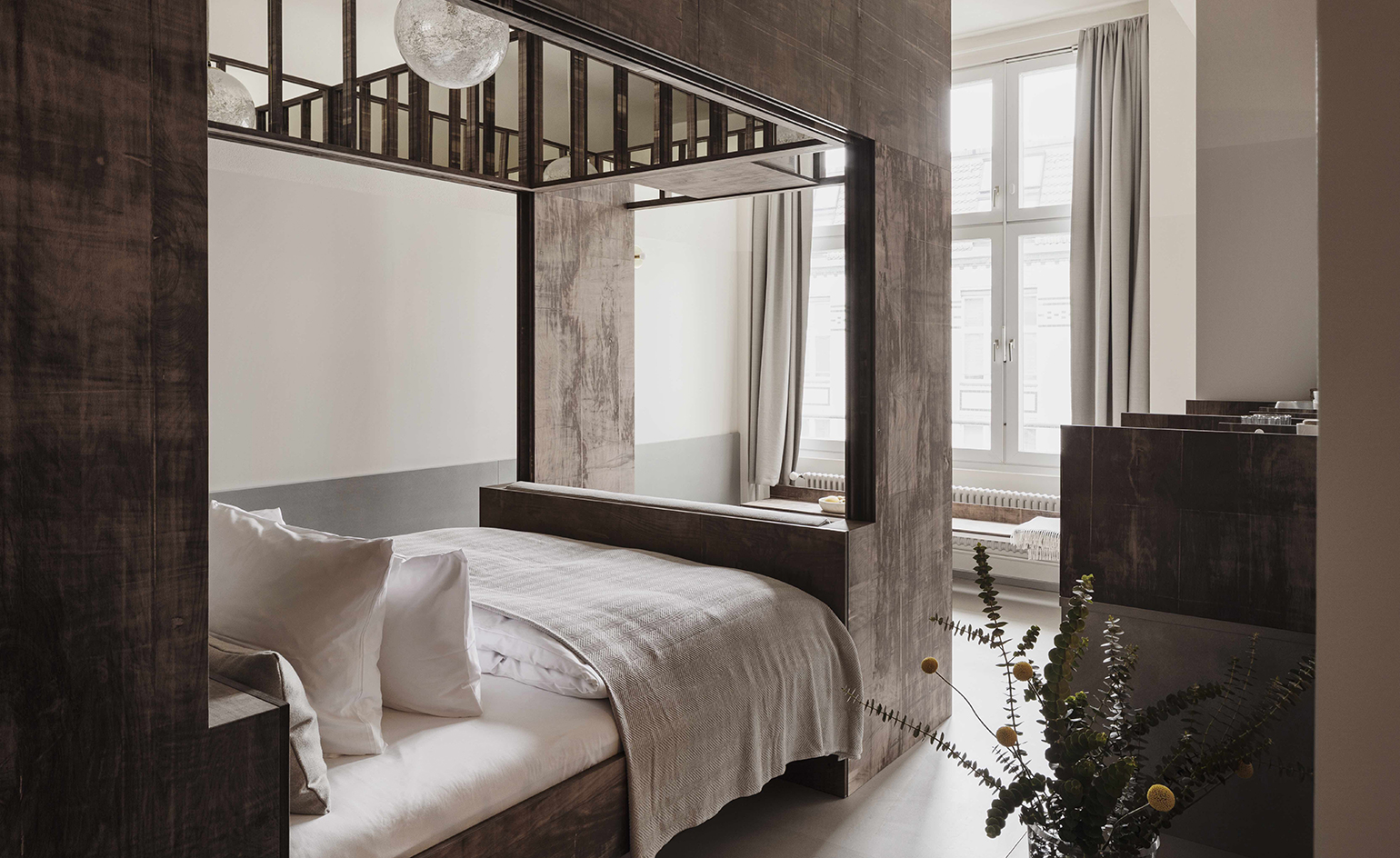 Michelberger Hotel guestroom, Berlin, Germany