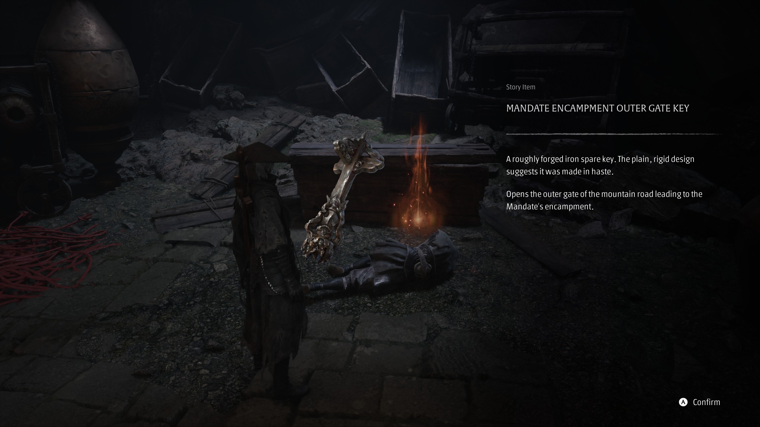 Phantom Blade Zero Mandate Encampment key