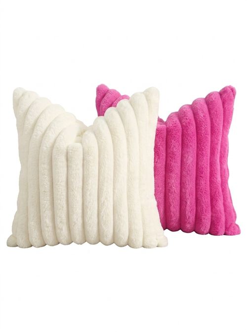 Decoruhome Faux Fur Throw Pillow Covers (2 pack)