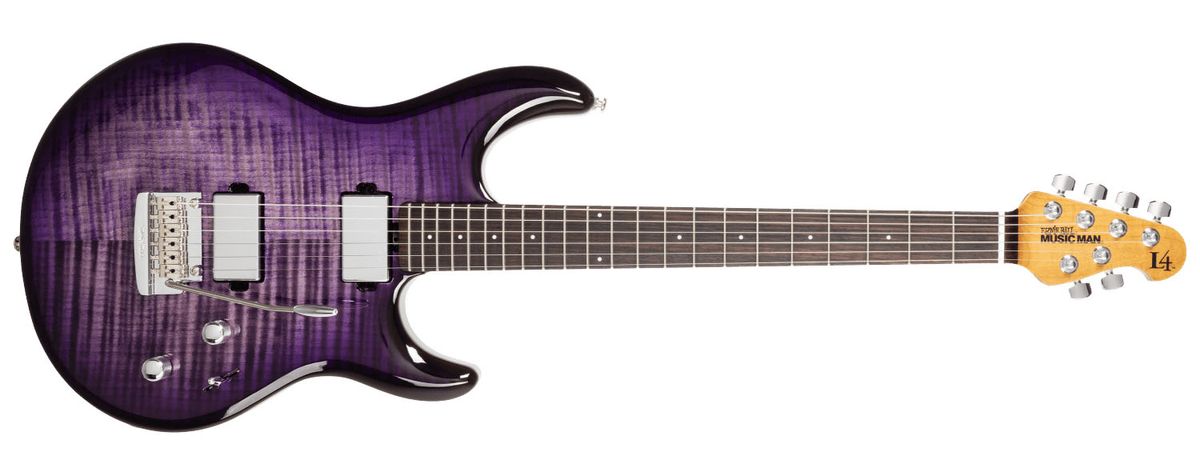 Ernie Ball Music Man Steve Lukather L4 Maple Top 2025 Grape Slushie