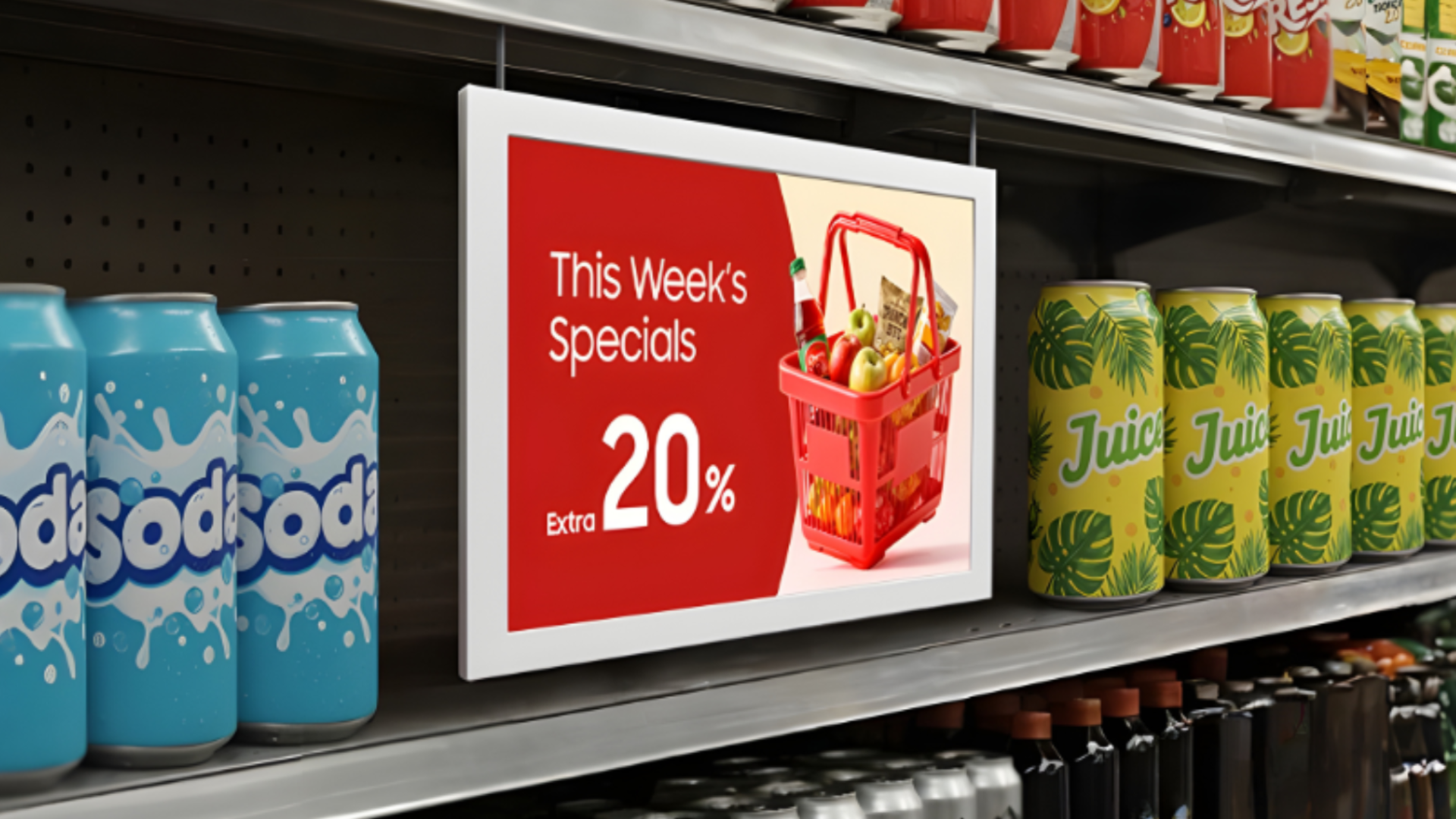 Samsung’s new display replaces printed signs with flexible digital signage