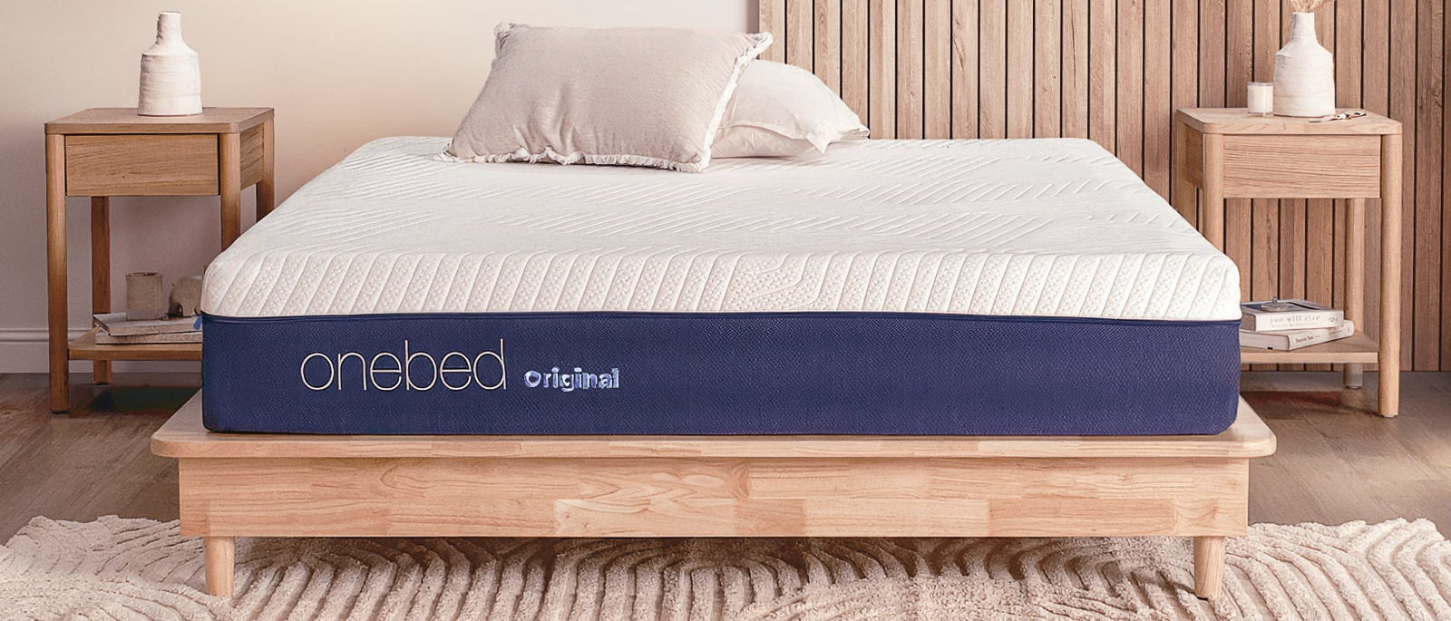 Onebed Original mattress in lifestyle setting